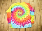 Vintage 1990s Delta Pro Weight Tie Dye Swirl Long Sleeve T-Shirt