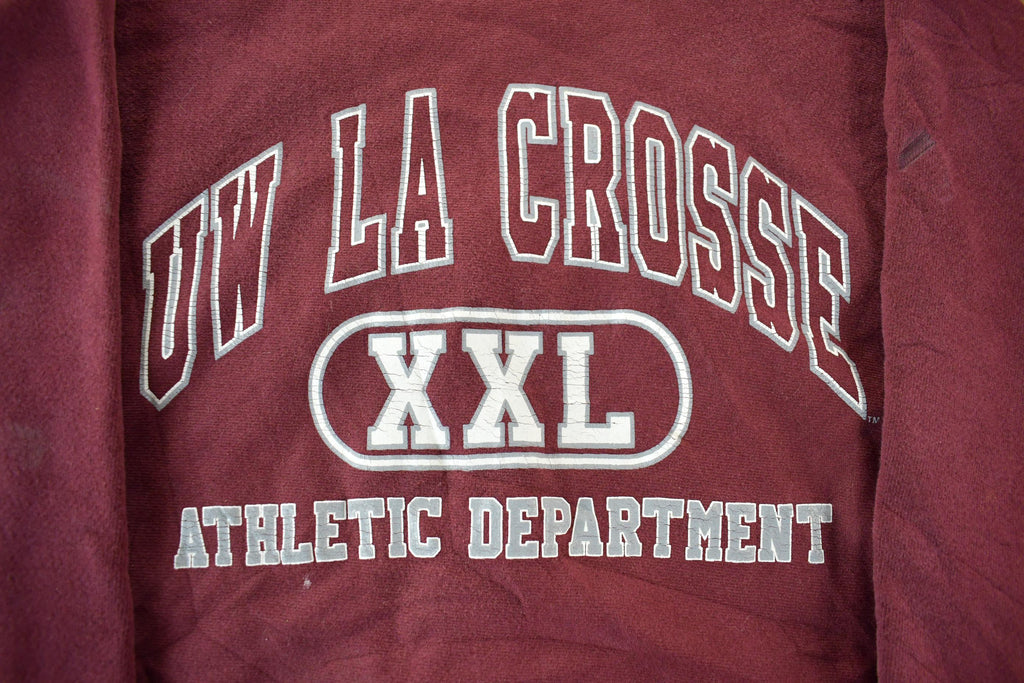 Vintage 1990s UW LA Crosse Champion Reverse Weave Crewneck Sweatshirt