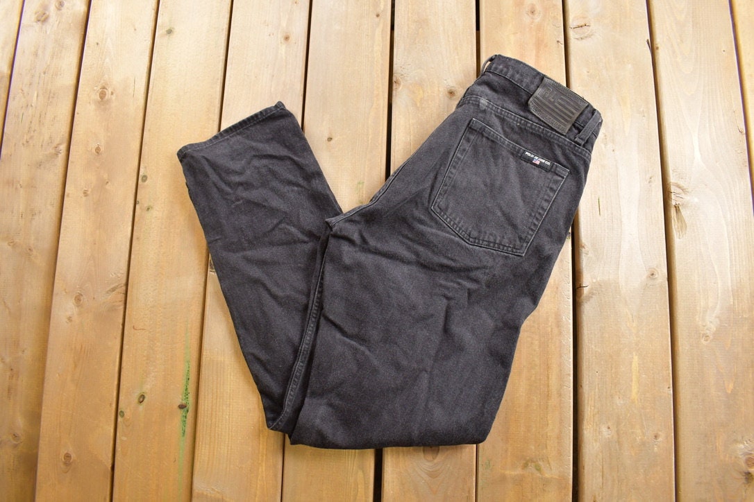 Vintage 1990's Ralph Lauren Black Jeans 32 x 32