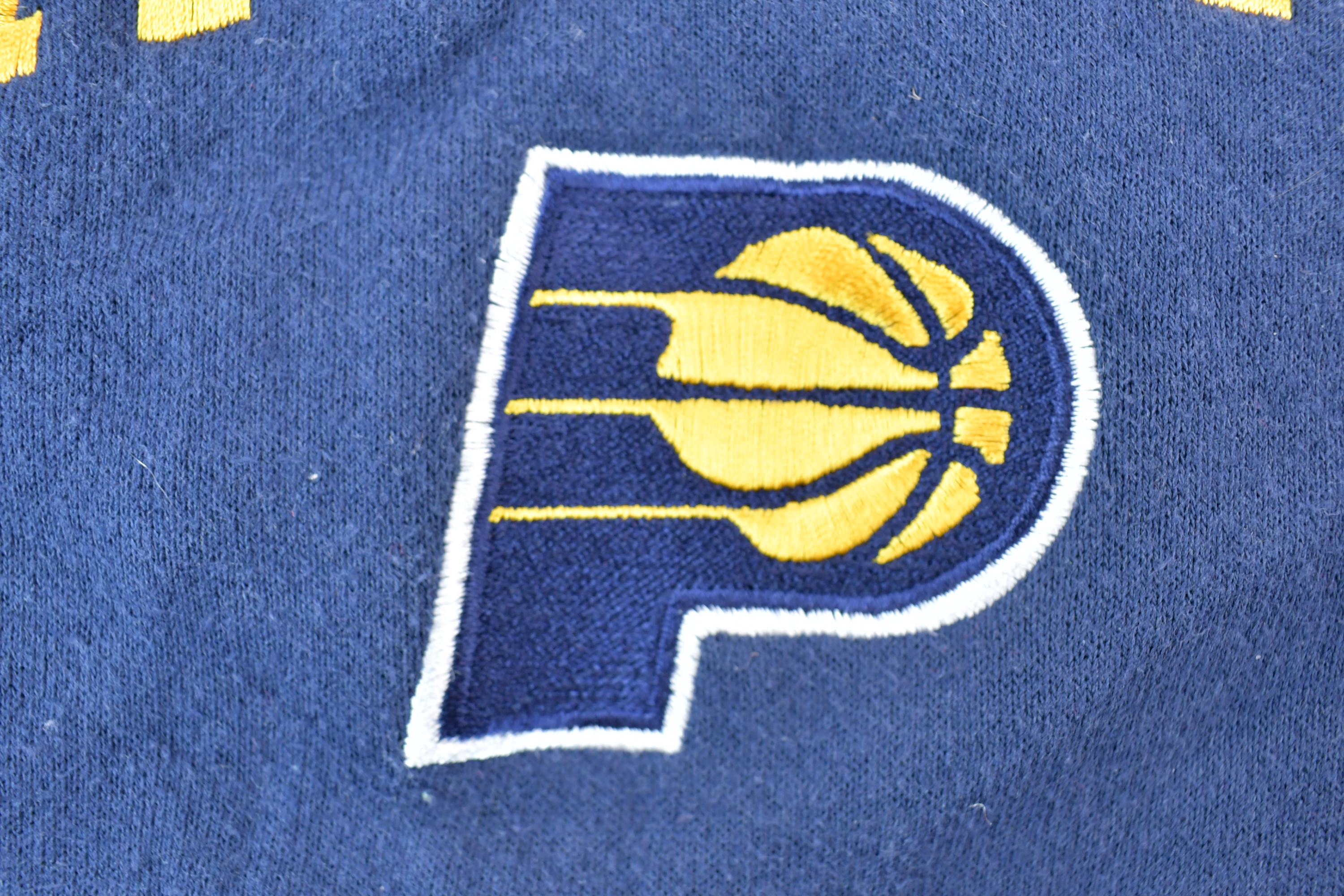 Vintage 1990s Indiana Pacers Nutmeg Mills NBA Crewneck Sweatshirt