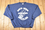 Vintage 1990s North Woods Grizzlies University Crewneck Sweater Men's XXL