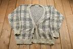 Vintage 1990s Directions USA Knitted Sweater  Vintage 90s Cardigan  Pattern Sweater  Outdoor  Hand Knit  Made In USA  90s Cardigan