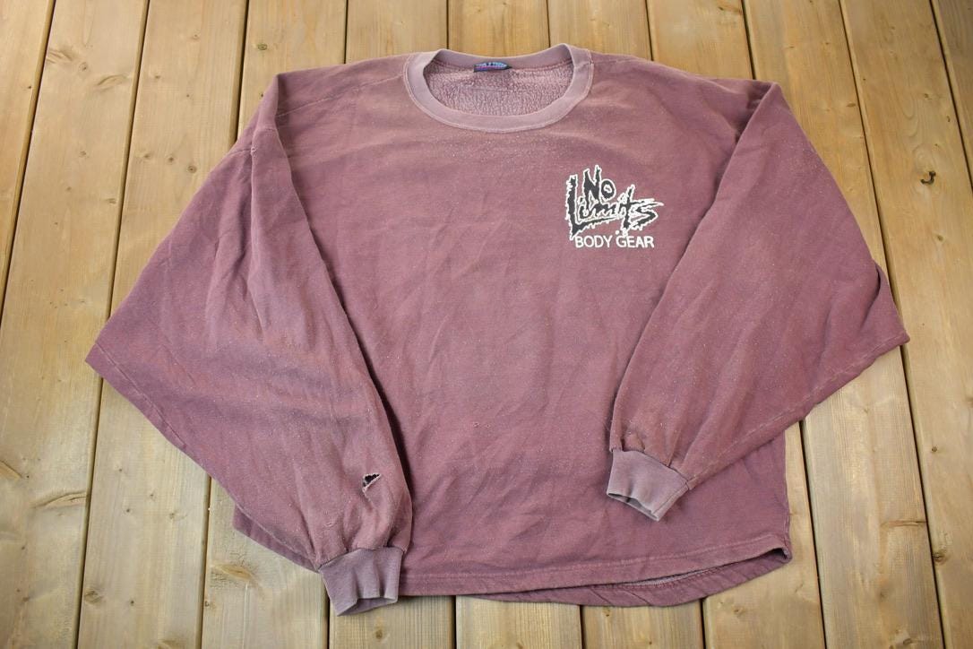 Vintage 1990s No Limits Body Gear Crewneck Sweatshirt