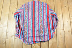 Vintage 1990s Wrangler Cowboy Cut Western Button Up Shirt Men's L