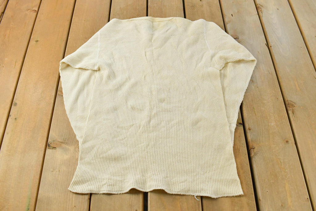 Vintage 1980s Northwest Territory Thermal Crewneck Undershirt Mens M /