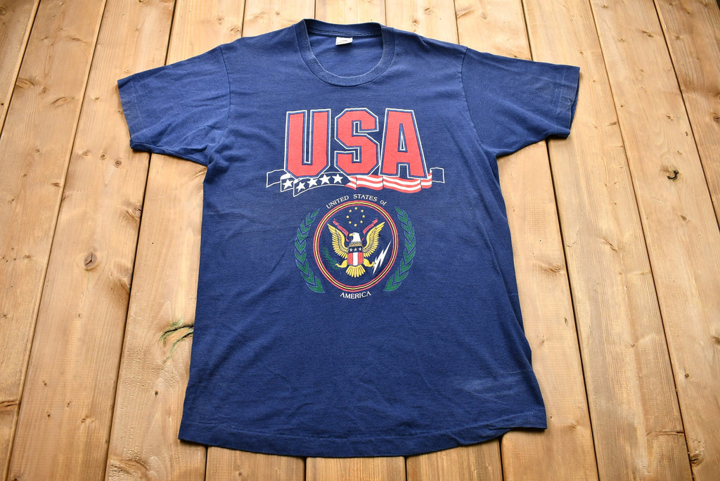 Vintage 1990s United States of America Seal Graphic T-Shirt