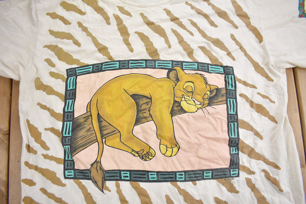 Vintage 1990s Disney's The Lion King Movie Promo Lounge Shirt  Vintage Movie Tee  All Over Print  Vintage Lion King  Rare Vintage