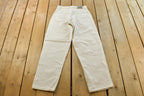 Vintage 1990s Levi Silver Tab Baggy Wide Leg Denim White Jeans Men's 28 x 29.5 / 90s Silvertabs / Streetwear / Baggy Jeans / Made in USA