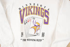 Vintage 1988 Minnesota Vikings Winning Hand NFL Crewneck Sweatshirt Men's L