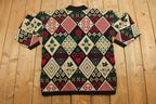 Vintage 1990s Private Eyes Knitted Crewneck Sweater