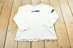 Vintage Y2K Tommy Hilfiger Tommy Jeans Long Sleeved T-Shirt Womens M / 00s Tee / Made in Canada / Streetwear / 2000s Tommy Hilfiger / NYC