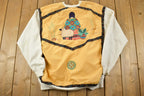 Vintage 1990s Aztec Sheep Button Up Crewneck