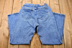 Vintage 1990s Riders Light Wash Relaxed Fit Tapered Mom Jeans
