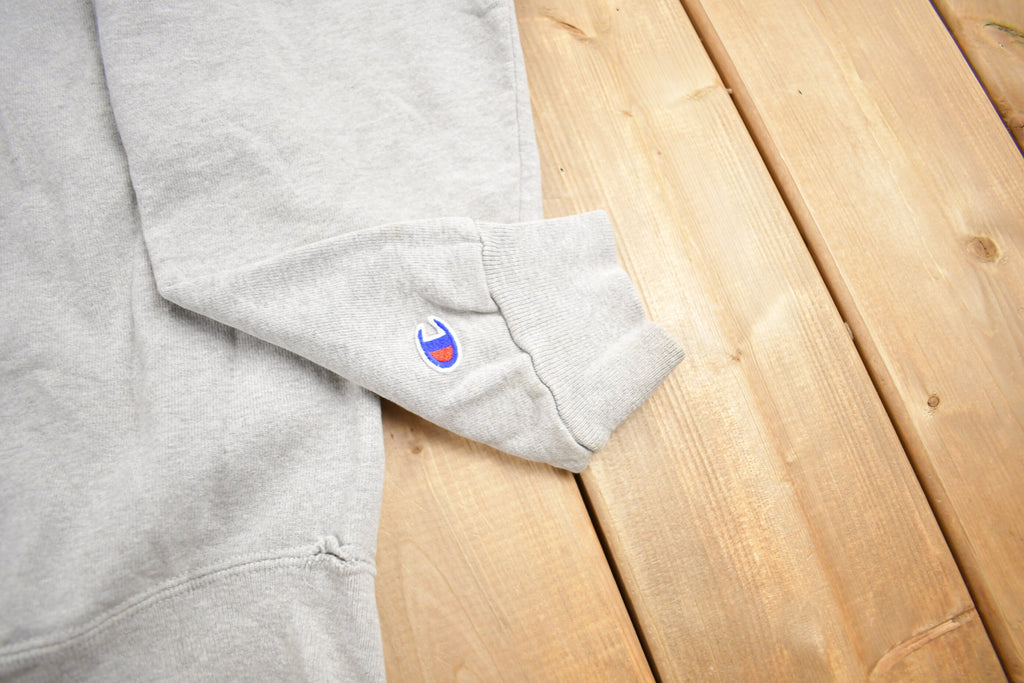 Vintage 1990s Champion Blank Grey Crewneck Sweatshirt