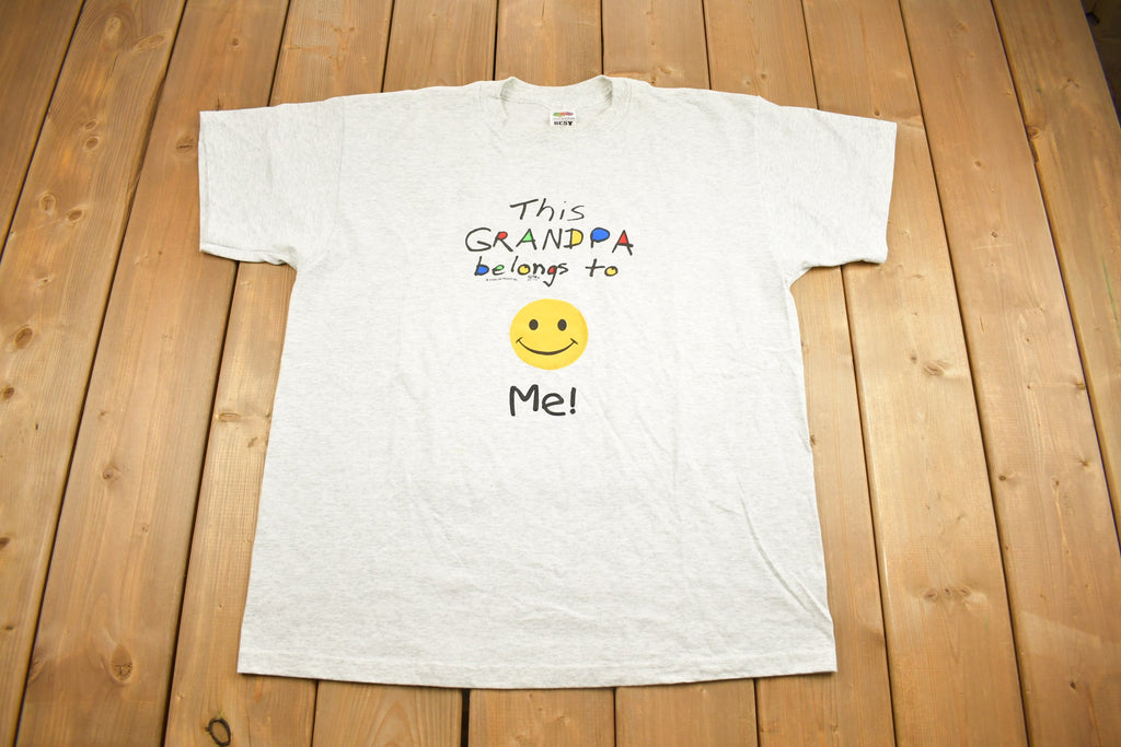 Vintage 1990s Grandparents Theme Graphic T Shirt