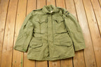 Vintage 1980s Army Military Field Jacket