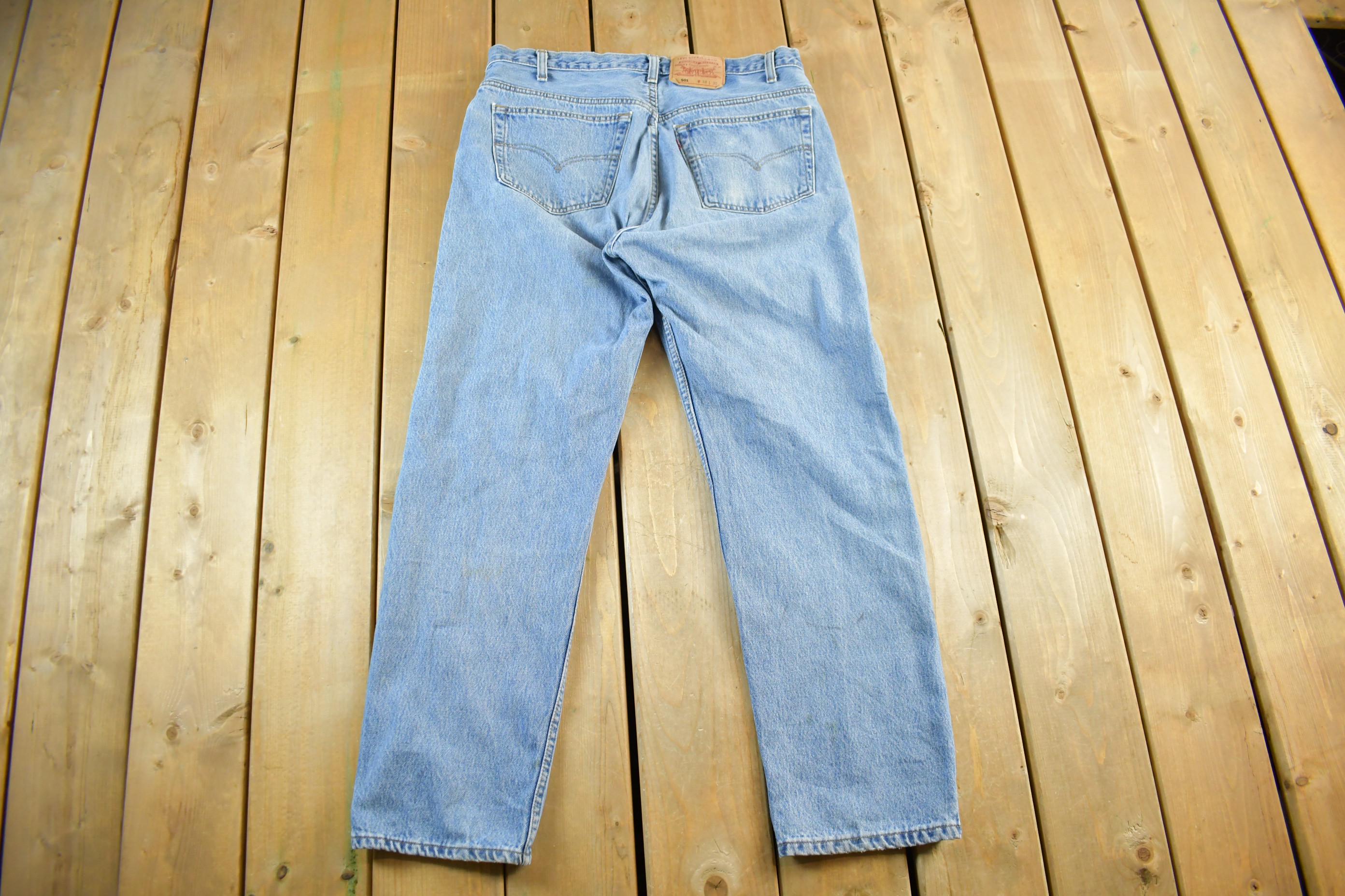 Vintage 1990s Levi's 501 Denim Jeans Adult 36 x 30
