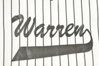 Vintage 1980s Warren Pinstripe Baseball Jersey