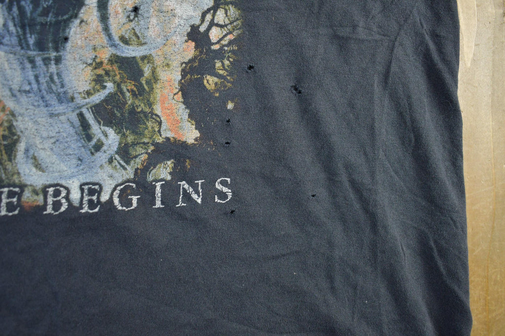 Vintage 2003 Decrepit Birth And Time Begins Band T-Shirt Men's Large