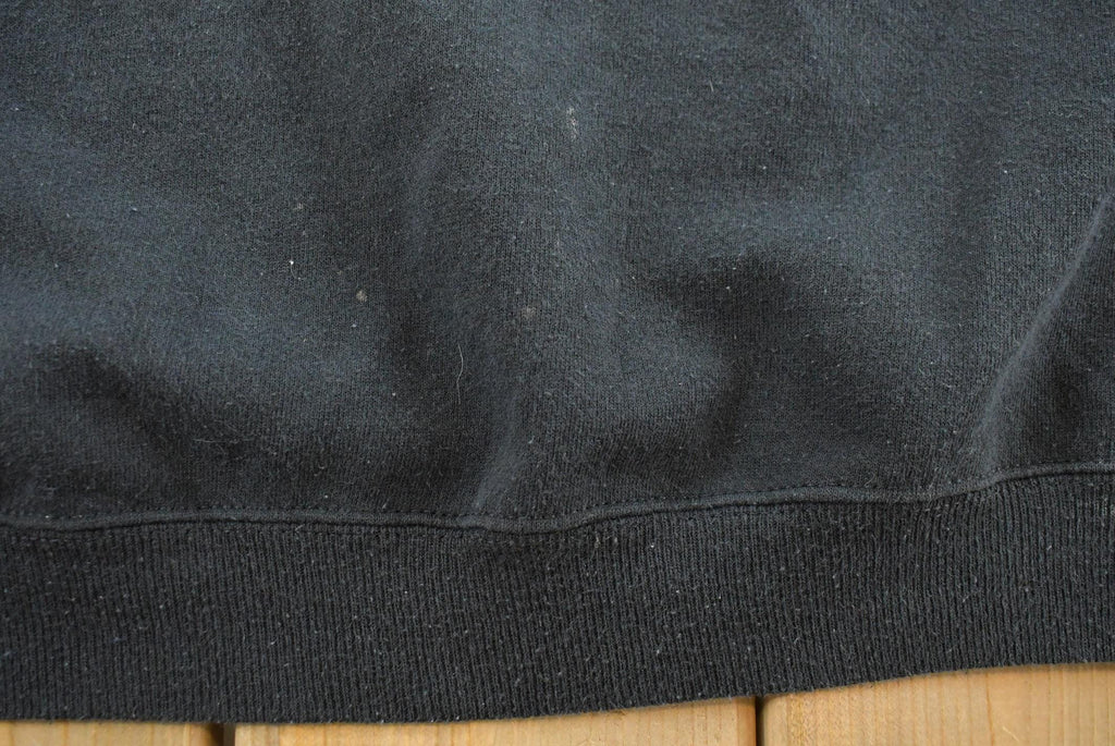 Vintage 1990s Hanes Her Way Blank Black Crewneck Sweatshirt Womens 3XL