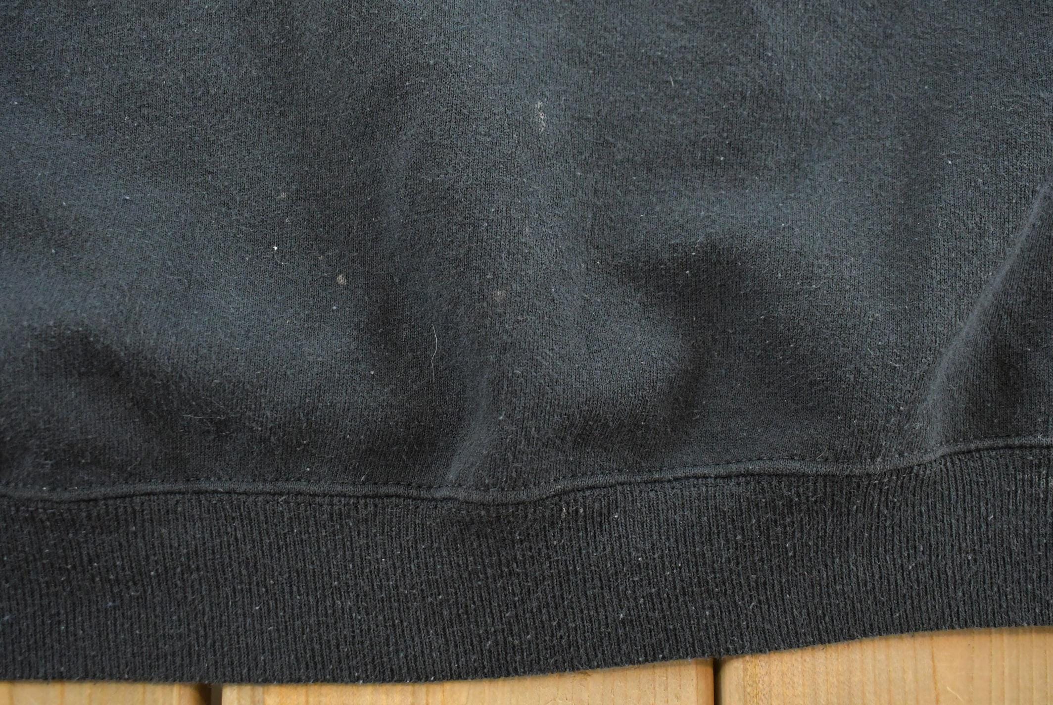 Vintage 1990s Hanes Her Way Blank Black Crewneck Sweatshirt Womens 3XL