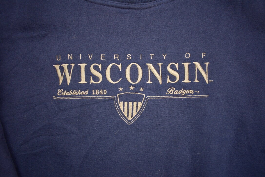 Vintage 1990s University Of Wisconsin Collegiate Crewneck