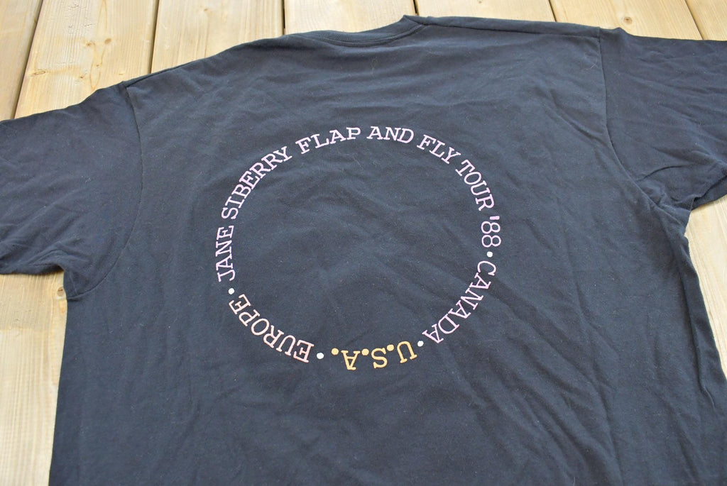 Vintage 1988 Jane Siberry Flap and Fly Tour Band T-shirt Men's M