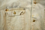 Vintage 1970s Carhartt Blanket Lined Chore Coat Heavily Distressed