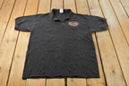 Vintage 1990s Harley Davidson Motorcycles Polo Shirt Men's Large  Made In USA  Vintage Biker Shirt  90s Harley