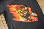 Vintage 2000 Harley Davidson Motorcycles N. Canton Ohio Freedom Graphic T-Shirt