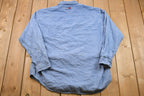 Vintage 90's Tommy Hilfiger Jeans Embroidered Button Up Shirt