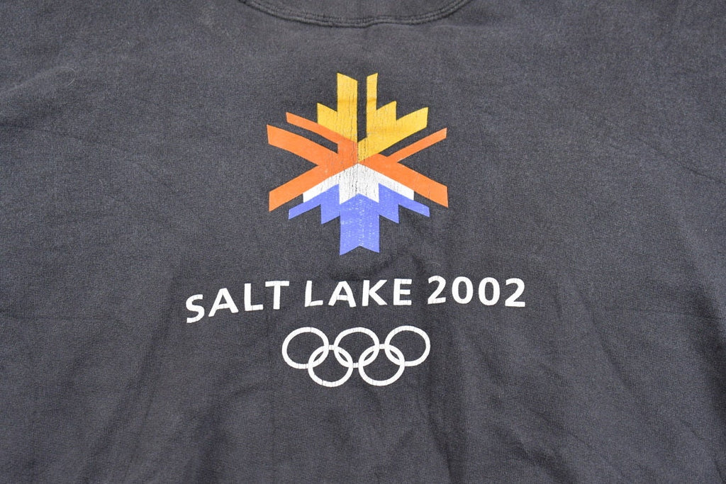 Vintage 2002 Salt Lake Olympics Graphic Crewneck Sweatshirt