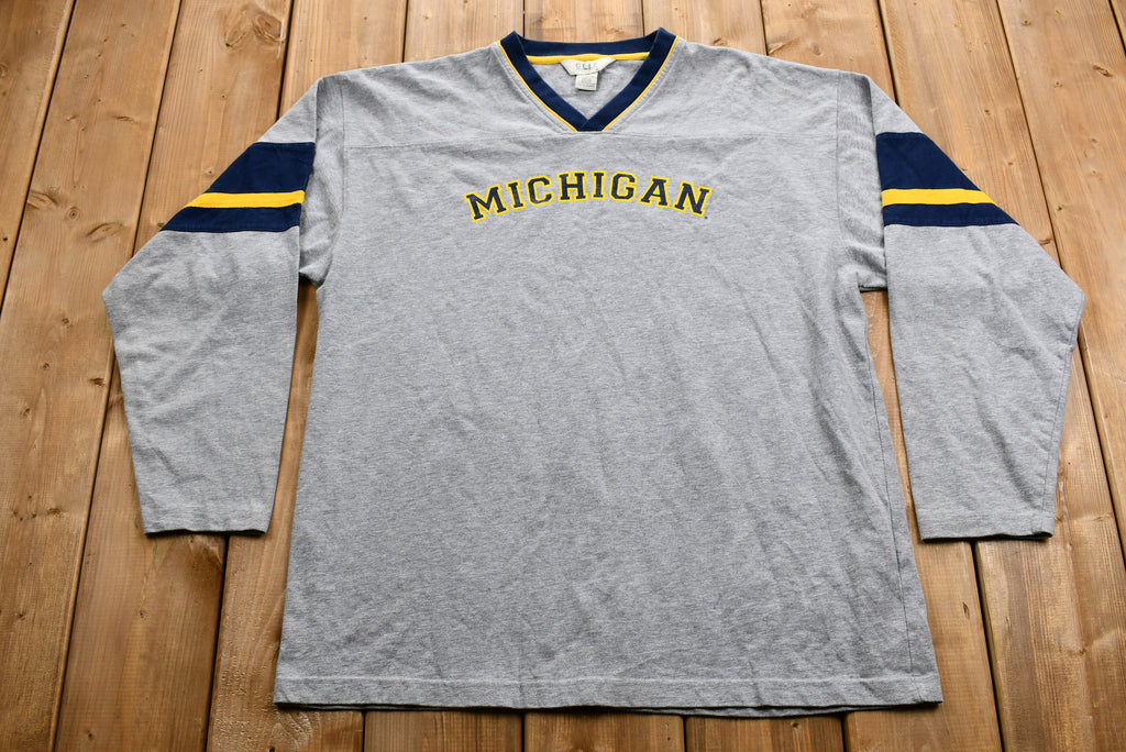 Vintage 1990s Michigan Jersey-Style Sweatshirt
