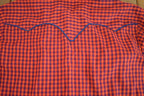 True Vintage 1980s JCPenny Western Apparel Western Cowboy Long Tail Button Up Shirt