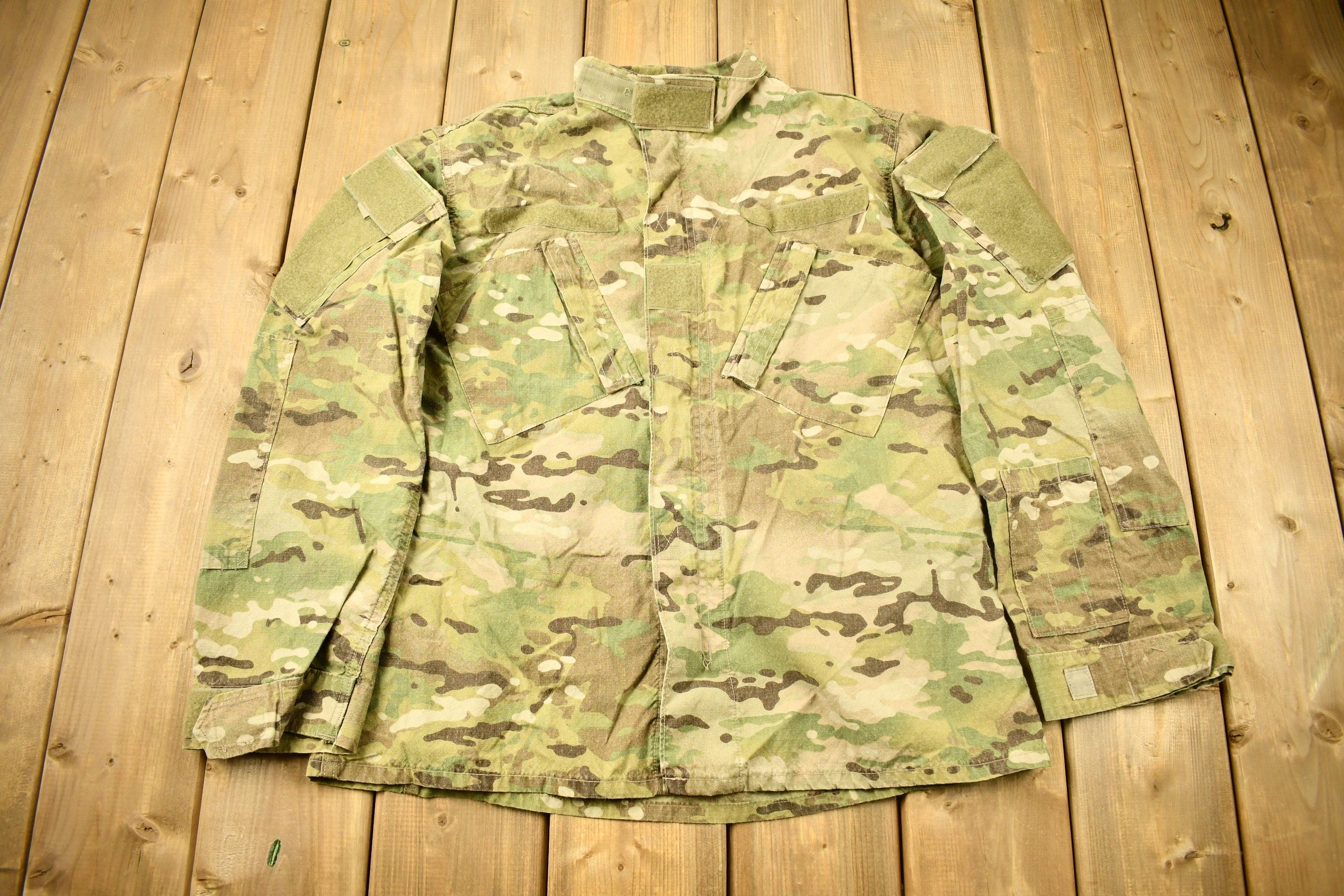 Vintage 2001 Military Camouflage Combat Jacket