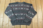 Vintage 1990s Great Canadian Rugged Wear Knit Crewneck Sweater