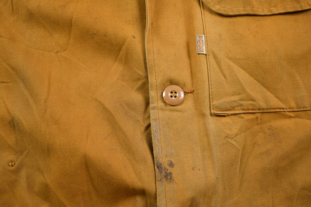Vintage 1980s Saftbak Hunting Canvas Blazer Jacket