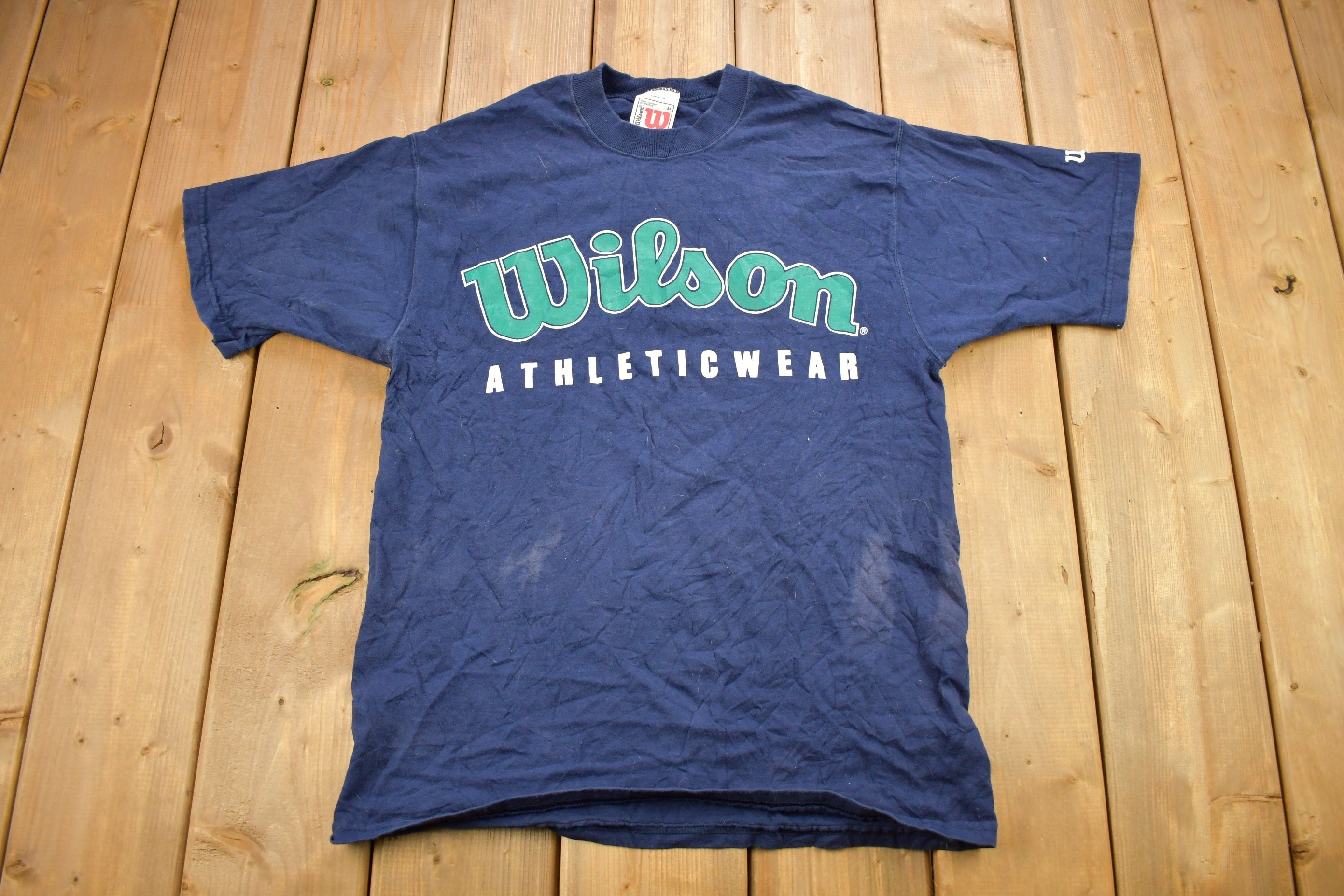 Vintage 1990s Wilson Athletic Wear Graphic T Shirt