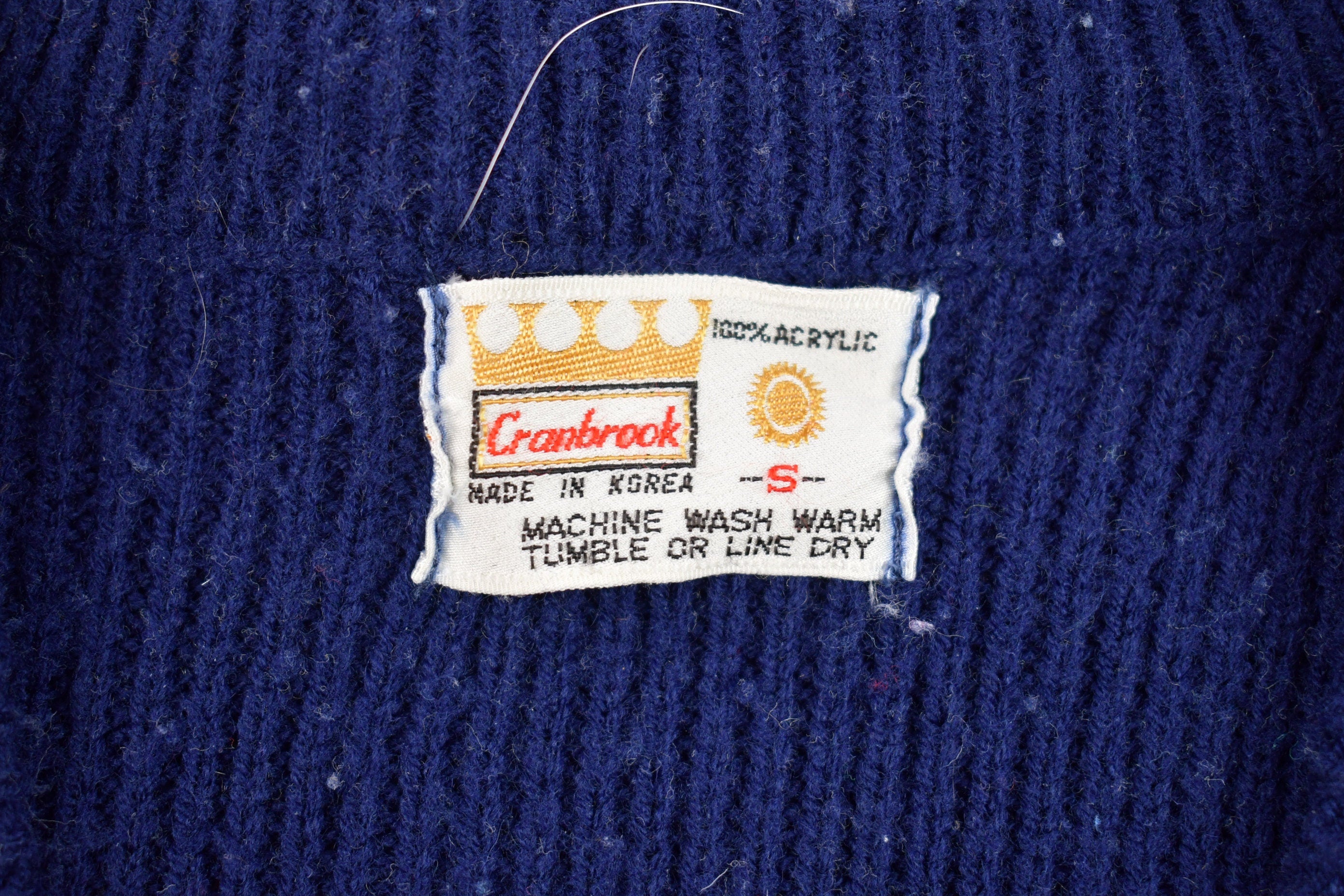 Vintage 1980s Knitted Sweater Vest
