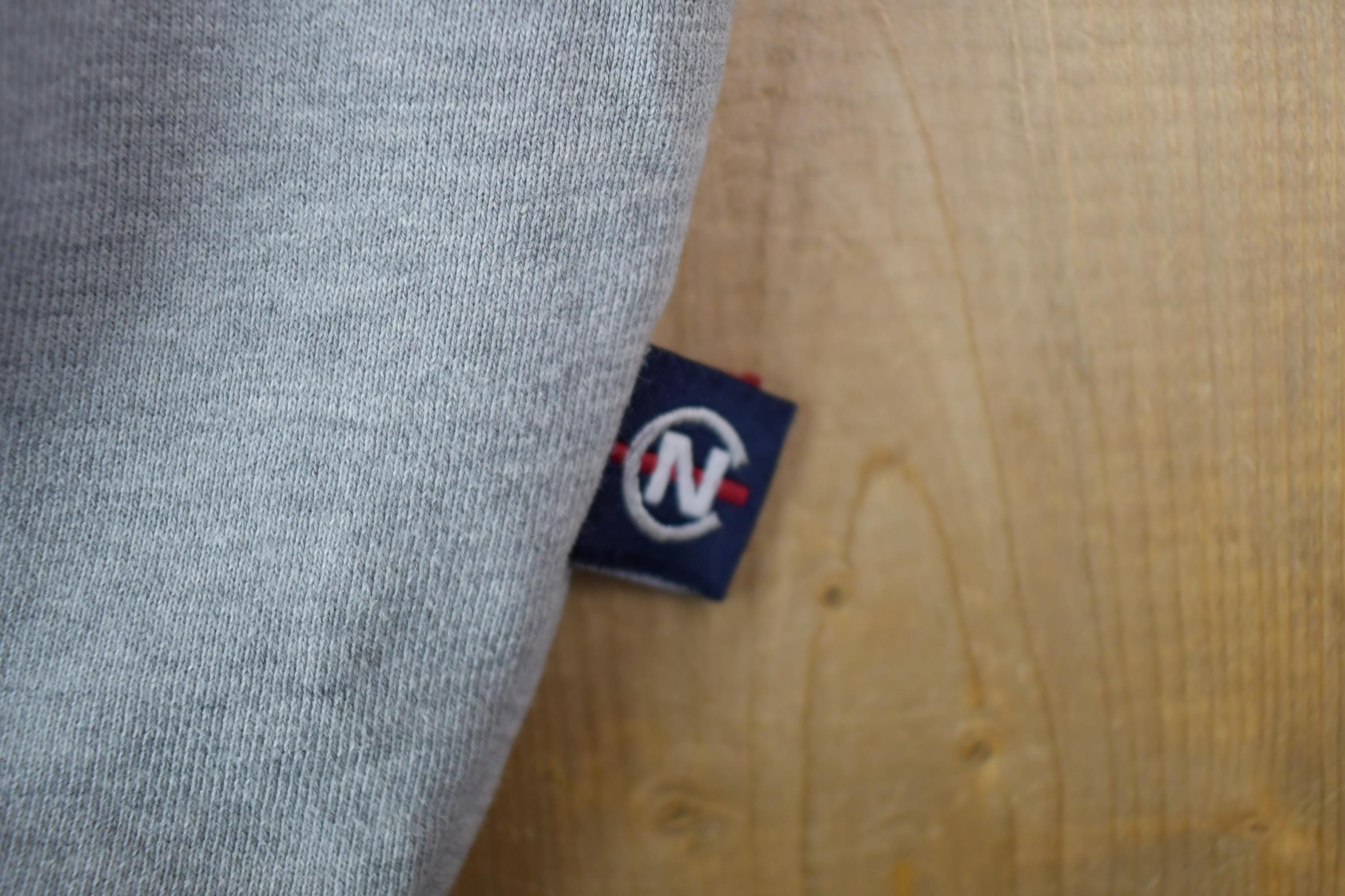 Vintage 1990s Nautica Competition Quarter Zip Mock Neck Sweatshirt / 90s Crewneck / Made In USA / Streetwear / Embroidered