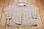 Vintage 1990s Plaid Button Up Shirt