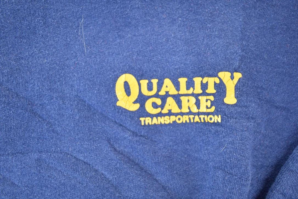 Vintage 1990s Quality Care Transportation Souvenir Crewneck Sweatshirt Made In USA