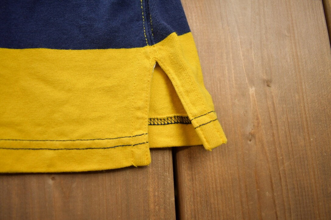 Vintage 1990s Polo Ralph Lauren Color Block Rugby Sweatshirt
