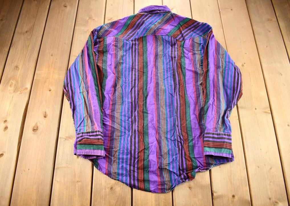 Vintage 2000s Sierra Pacific Western Pattern Button Up Shirt