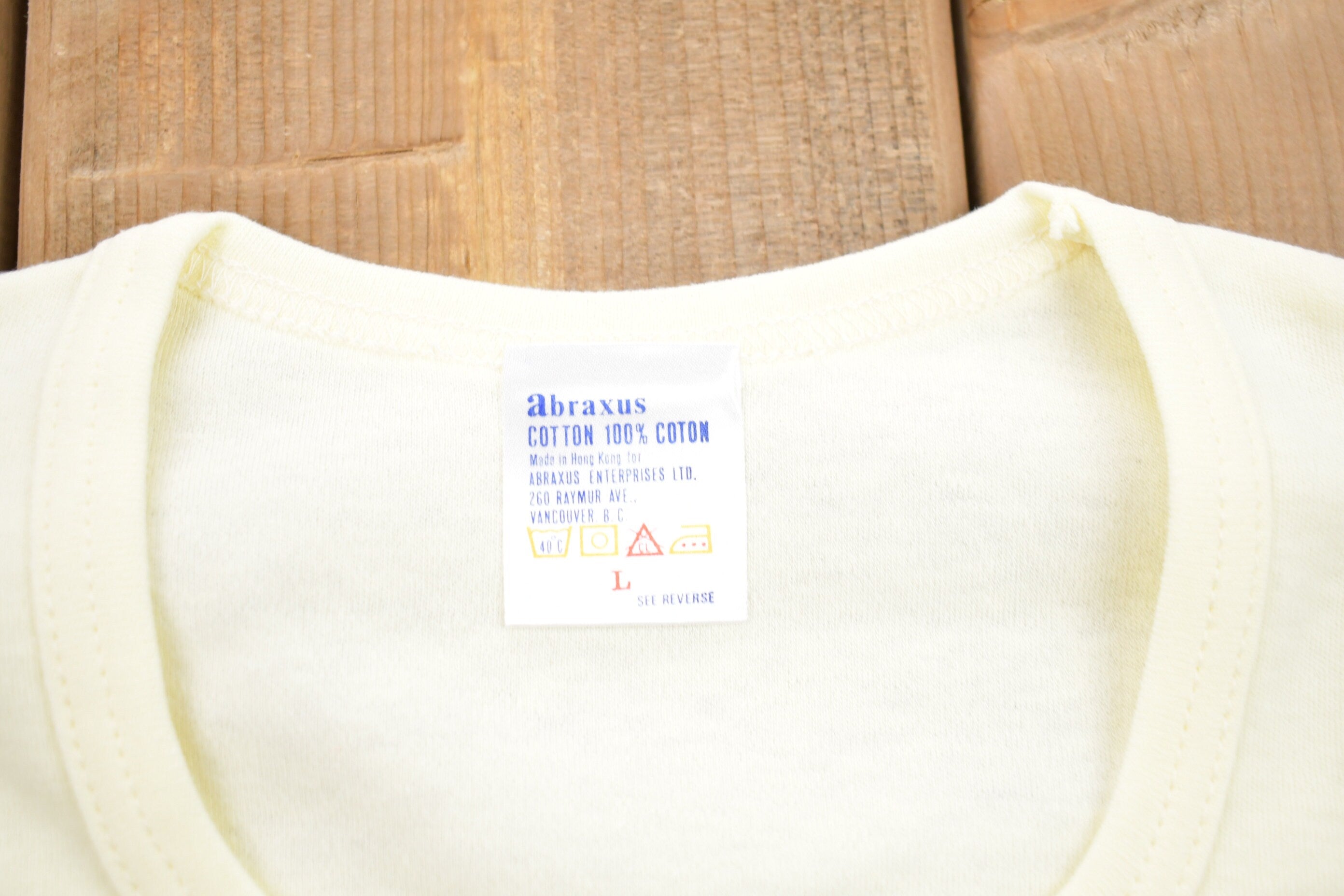 Vintage 1970s Basic Beige T-Shirt