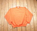 Vintage 1990s Tultex Superweight Orange Crewneck Sweatshirt
