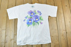 Vintage 1990s Floral Single Stitch T-Shirt