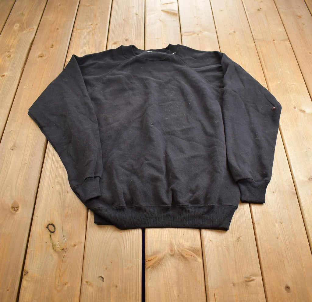 Vintage 1990s Hanes Her Way Blank Crewneck Sweatshirt Made In USA