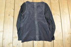 Women Vintage Vigoss Y2K Leather Stripe T-Shirt / Vigoss Grunge Skull Print / Contrast Stitch / Internet Famous Clothing / Over Dyed