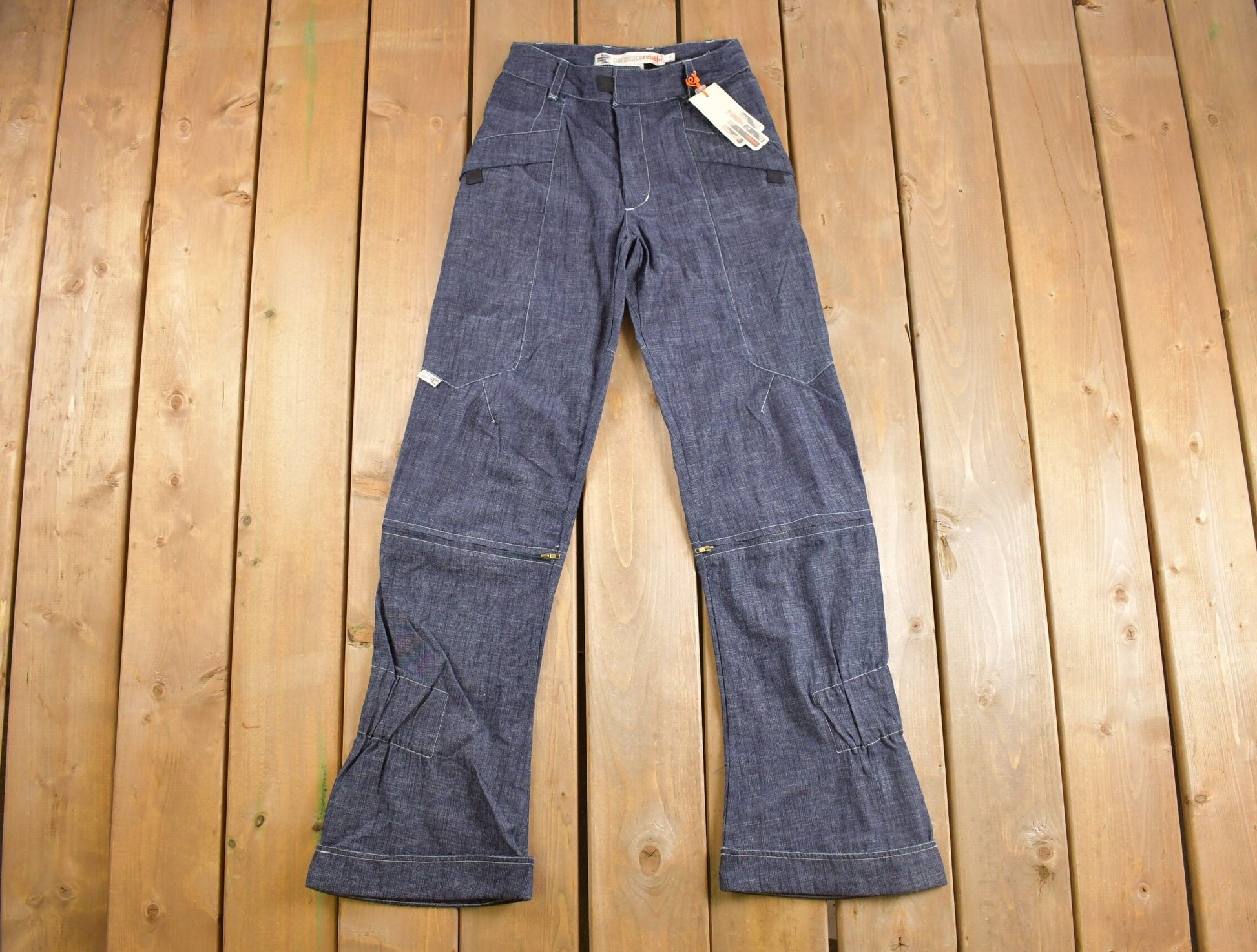 Vintage Deadstock 1997 Parasuco Flared Lowrise Y2K Style Jeans